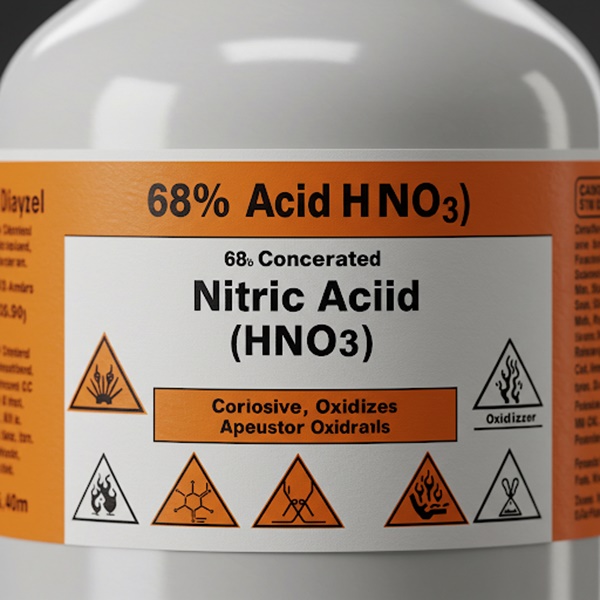 HNO3 68% gây ảnh hưởng lớn tới cơ thể con người khi tiếp xúc trực tiếp