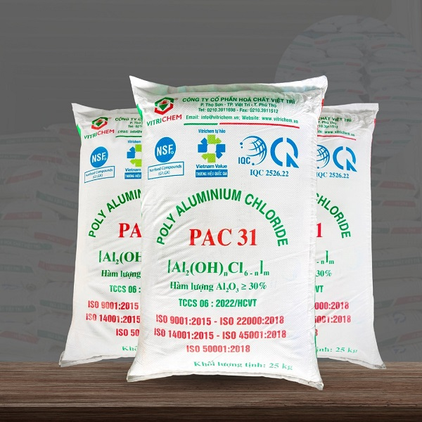 Chất trợ lắng PAC 31% Việt Trì