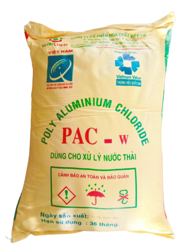 Chất trợ lắng PAC bao vàng Việt Trì