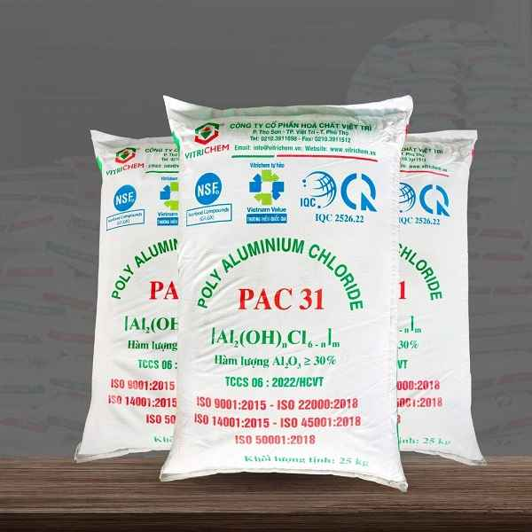 Chất trợ lắng PAC 31% Việt Trì
